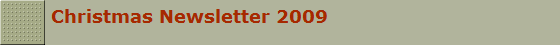 Christmas Newsletter 2009
