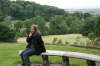 Suzanne at Kiftsgate (in the rain)